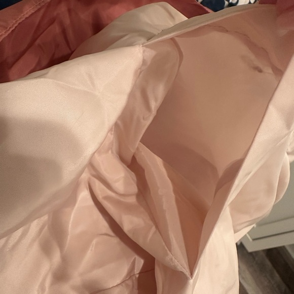 GUESS Women's Navy Pink Floral Bomber Jacket Wind Breaker Hooded  Pockets Sz M - Picture 7 of 10